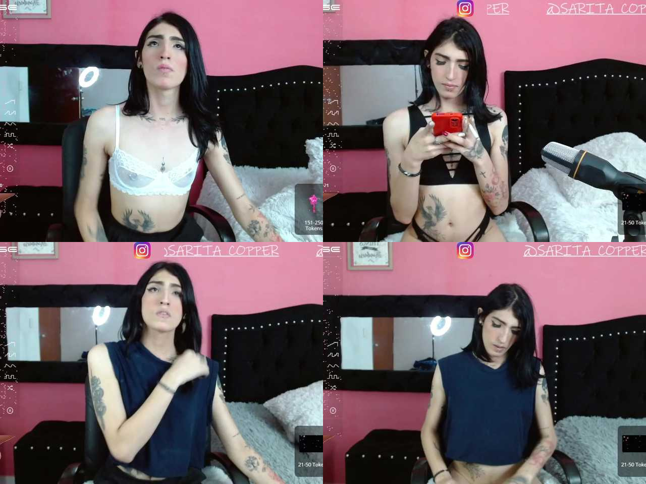 Cam Model SARITA-COPPER Masturbation Facesitting Anal Play Licking Ejaculation